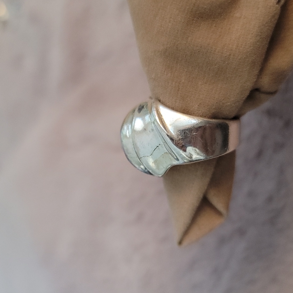 Bold Dome Sterling Silver Ring - image 2